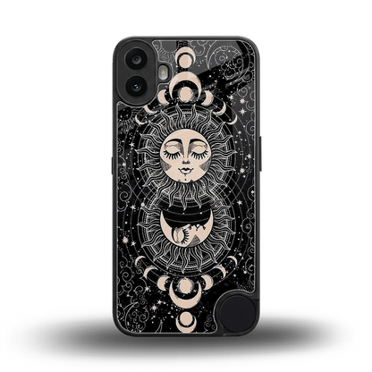 Solar Eclipse back phone cover | glass case for cmf nothing phone 1