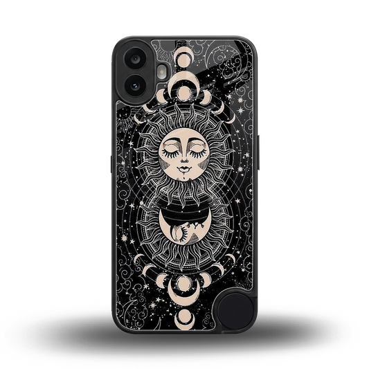 Solar Eclipse back phone cover | glass case for cmf nothing phone 1
