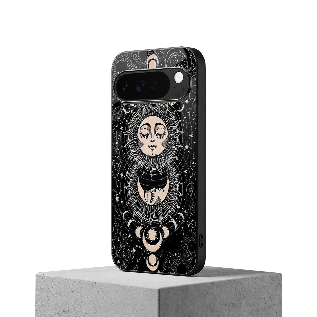 Solar Eclipse google pixel 10 pro xl mobile cover | shockproof glass phone case
