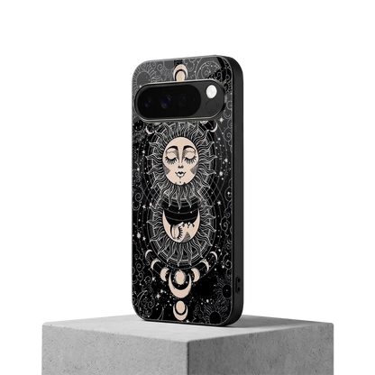 Solar Eclipse google pixel 10 pro xl mobile cover | shockproof glass phone case