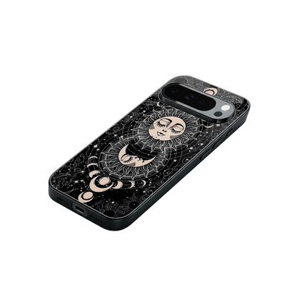 Solar Eclipse stylish phone case for google pixel 10 pro xl | glossy glass and slim fit