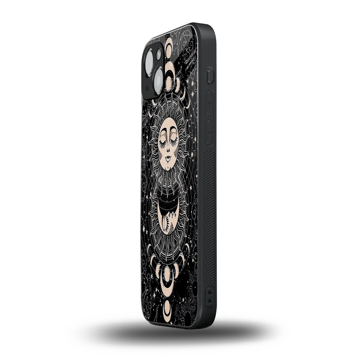 Solar Eclipse iphone 14 plus mobile cover | shockproof glass phone case