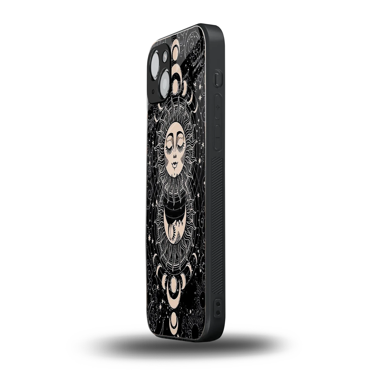 Solar Eclipse iphone 15 mobile cover | shockproof glass phone case