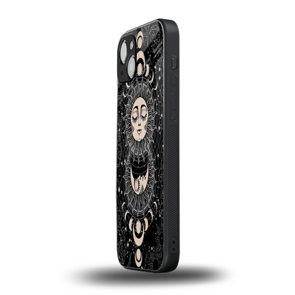 Solar Eclipse iphone 15 mobile cover | shockproof glass phone case