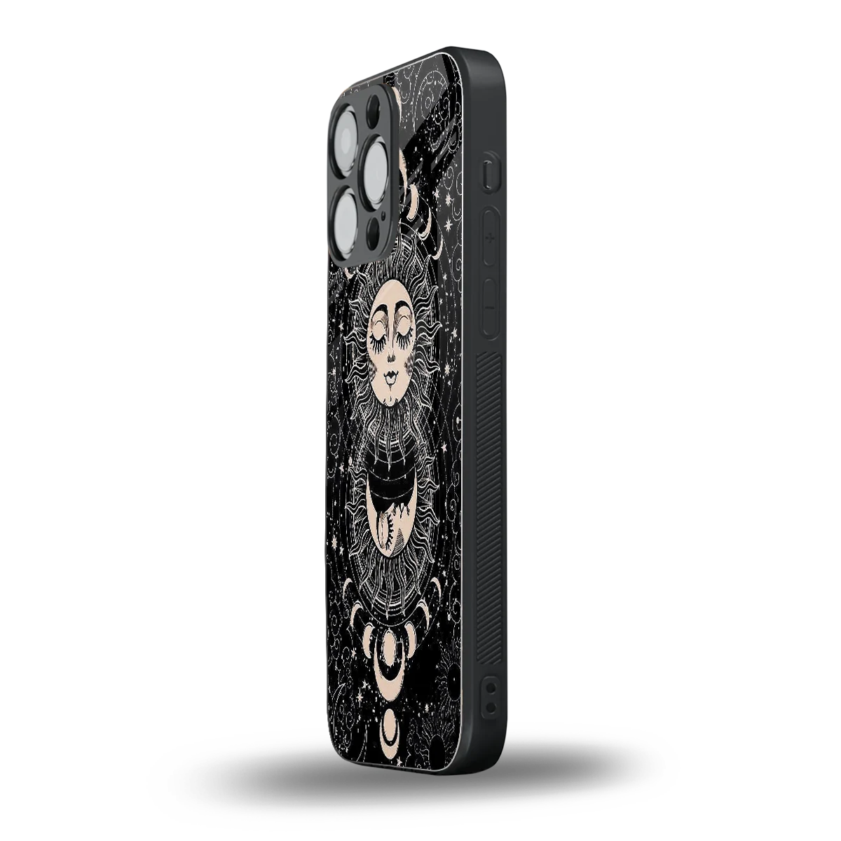 Solar Eclipse iphone 16 pro max mobile cover | shockproof glass phone case