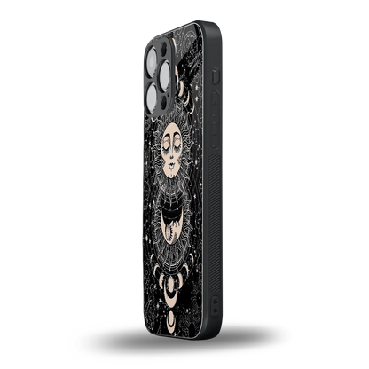 Solar Eclipse iphone 16 pro max mobile cover | shockproof glass phone case