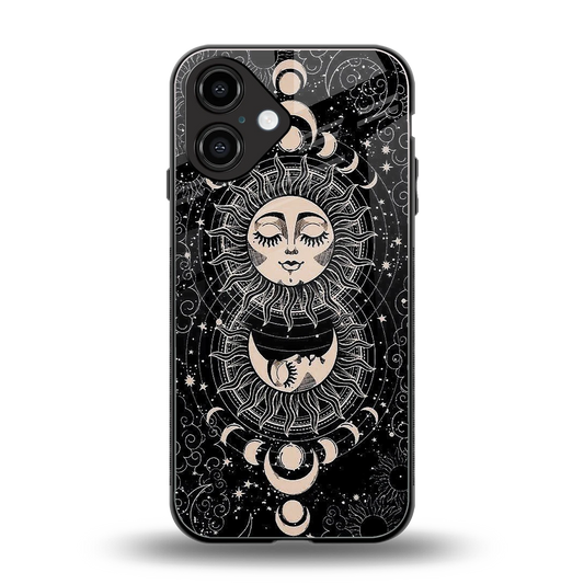 Solar Eclipse back phone cover | glass case for iphone 16