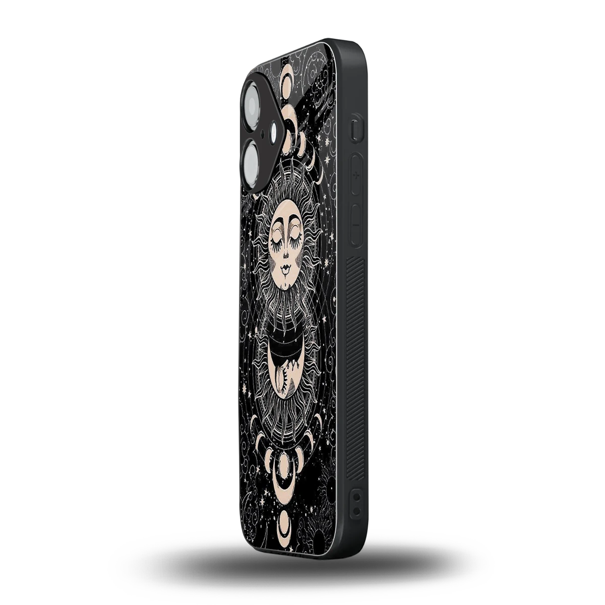 Solar Eclipse iPhone 16 mobile cover | shockproof glass phone case