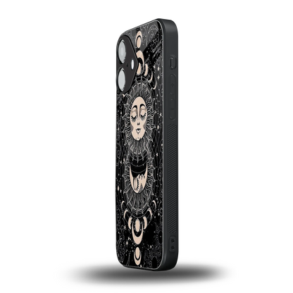 Solar Eclipse iPhone 16 mobile cover | shockproof glass phone case