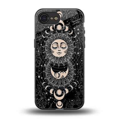 Solar Eclipse back phone cover | glass case for iphone 16e