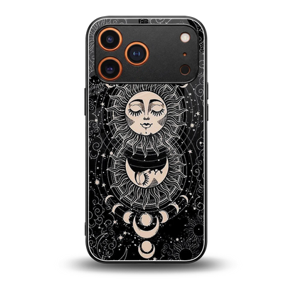 Solar Eclipse back phone cover | glass case for iphone 17 pro max