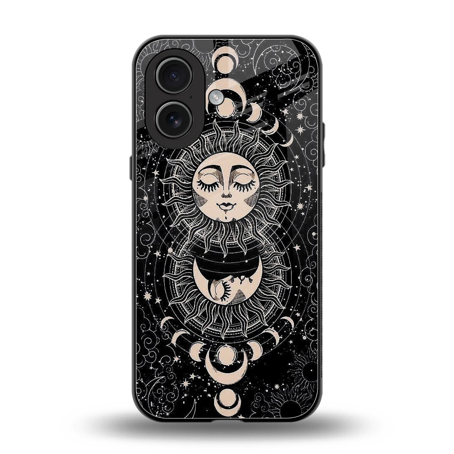 Solar Eclipse back phone cover | glass case for iphone 17