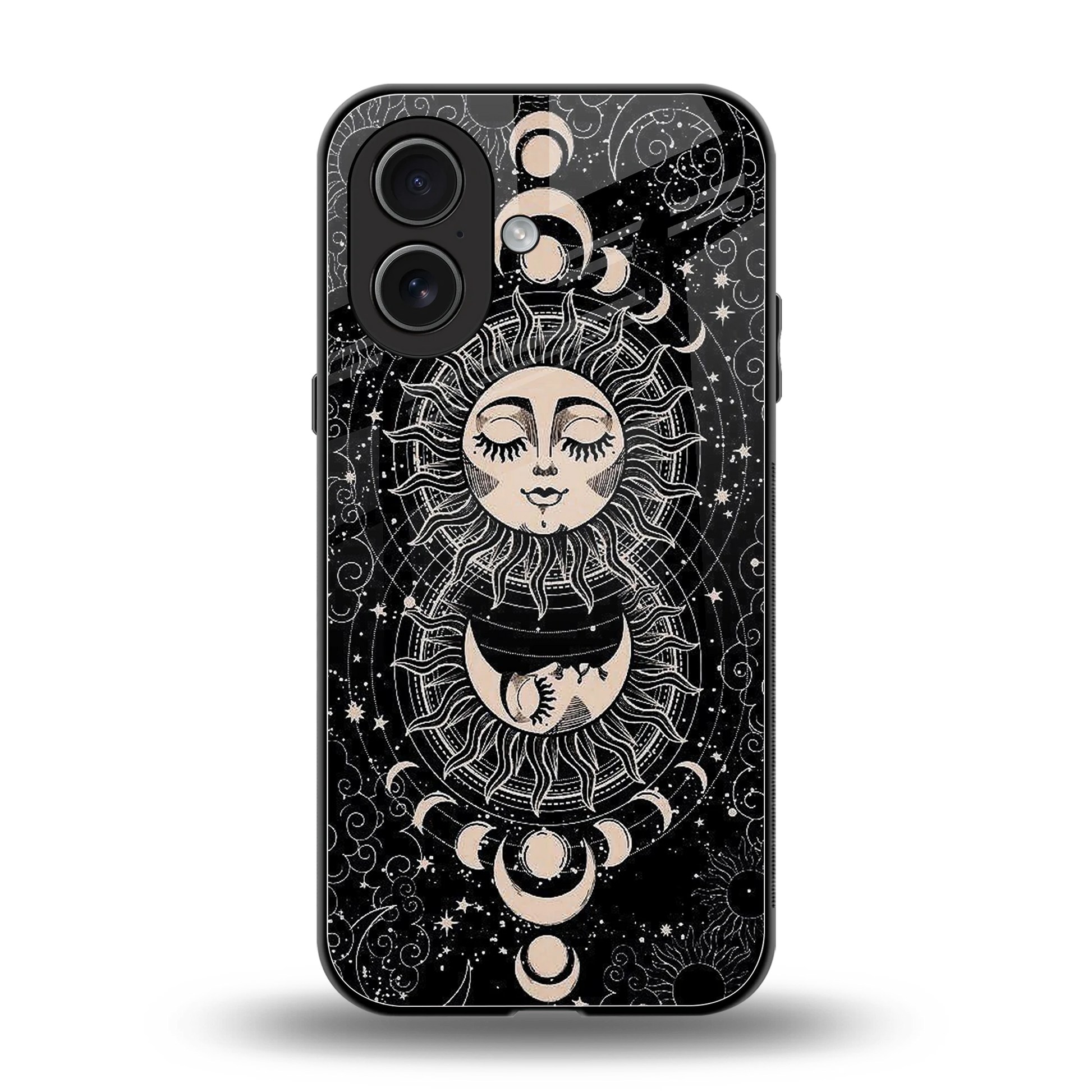 Solar Eclipse back phone cover | glass case for iphone 17