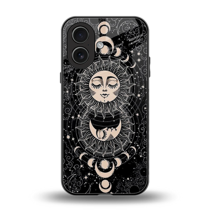Solar Eclipse back phone cover | glass case for iphone 17