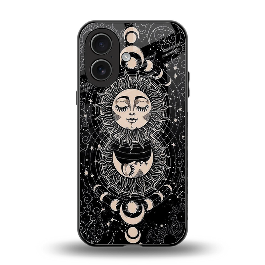 Solar Eclipse back phone cover | glass case for iphone 17