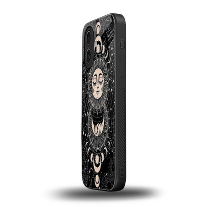 Solar Eclipse iphone 17 mobile cover | shockproof glass phone case