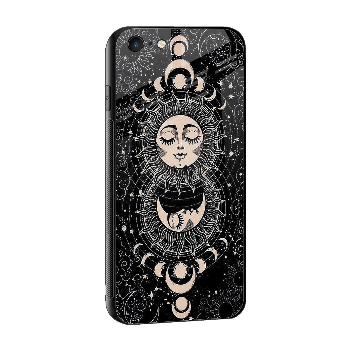 Solar Eclipse sleek iphone 6 cover with tempered glass back and TPU edges