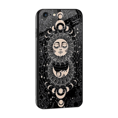 Solar Eclipse sleek iphone 6s cover with tempered glass back and TPU edges