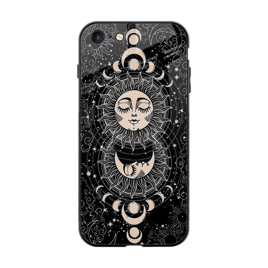 Solar Eclipse back phone cover | glass case for iphone 7