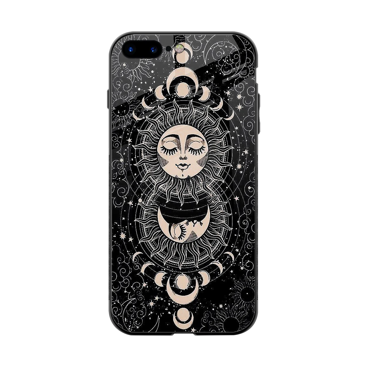 Solar Eclipse back phone cover | glass case for iphone 7 plus