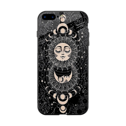 Solar Eclipse back phone cover | glass case for iphone 7 plus