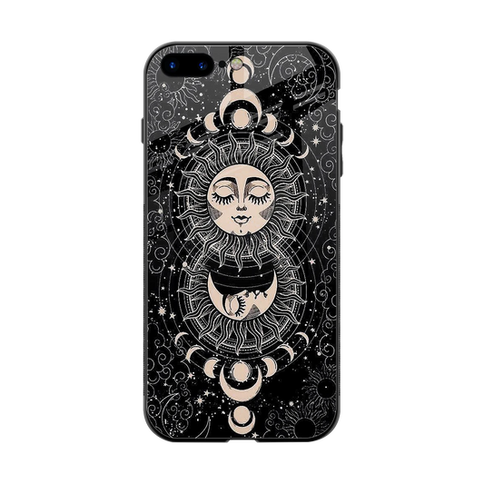 Solar Eclipse back phone cover | glass case for iphone 7 plus