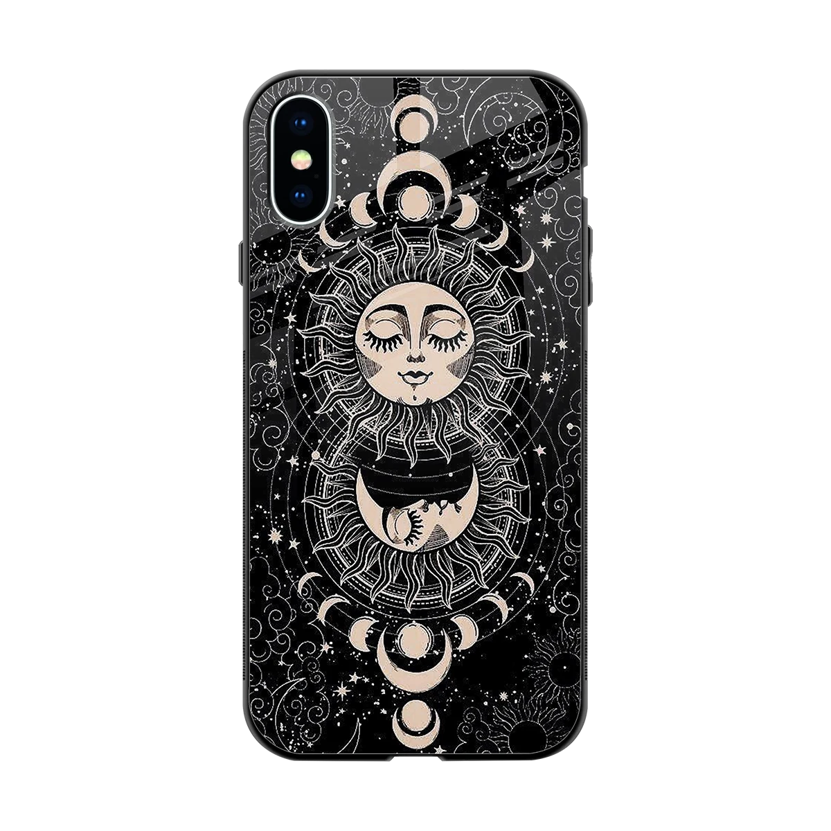 Solar Eclipse back phone cover | glass case for iphone xs