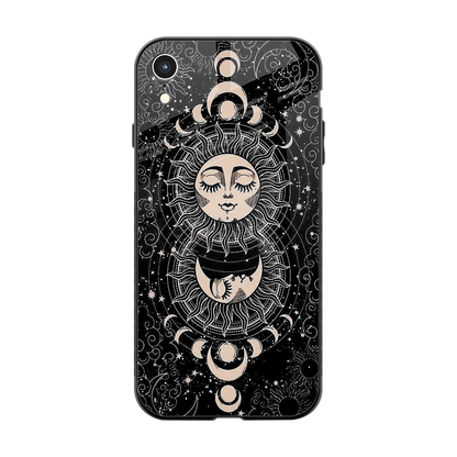 Solar Eclipse back phone cover | glass case for iphone xr