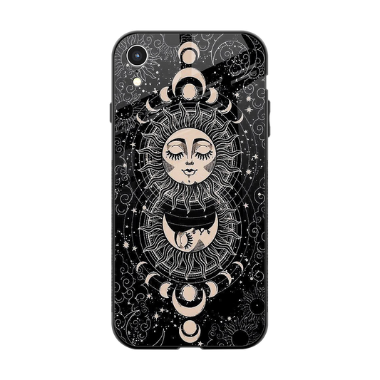 Solar Eclipse back phone cover | glass case for iphone xr