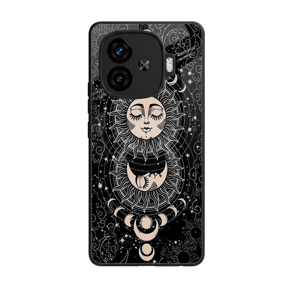 Solar Eclipse back phone cover | glass case for iqoo neo 10r 5g