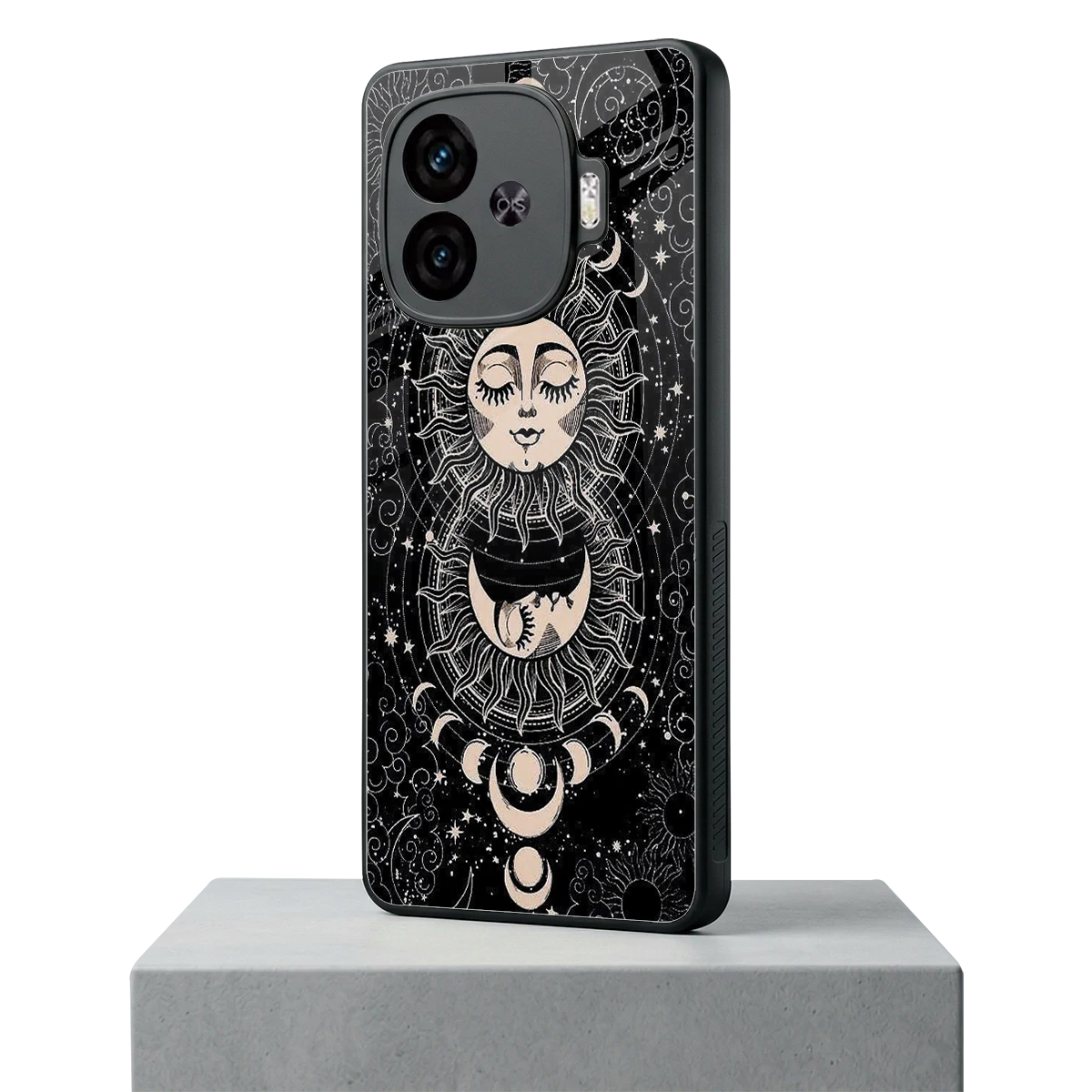 Solar Eclipse iqoo neo 10r 5g mobile cover | shockproof glass phone case
