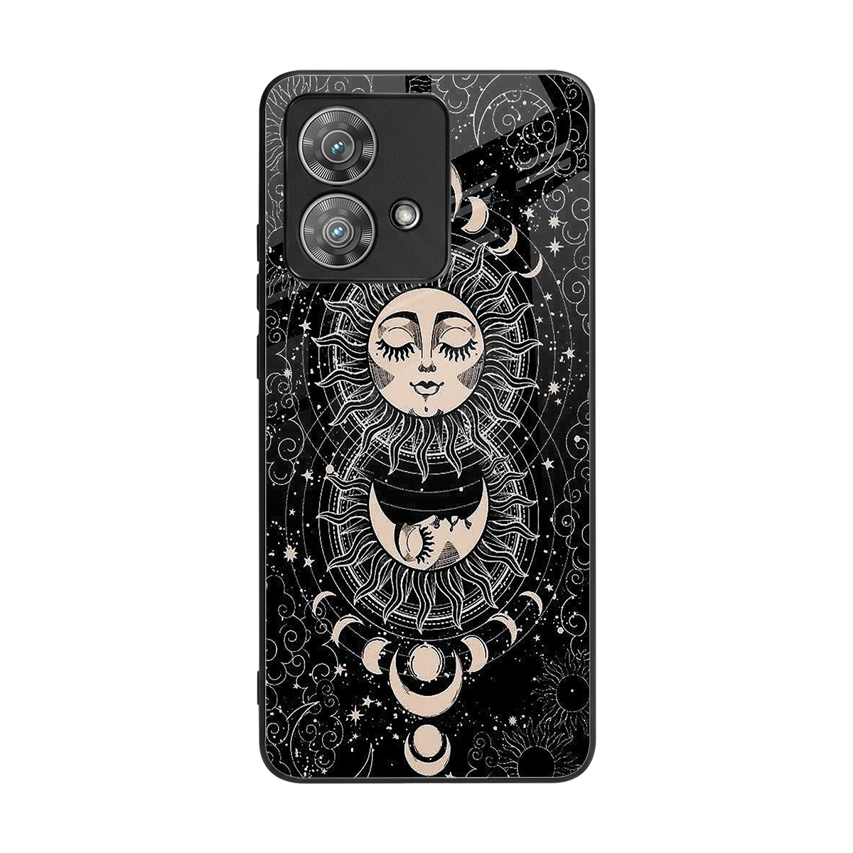 Solar Eclipse back phone cover | glass case for motorola edge 40 neo 5g