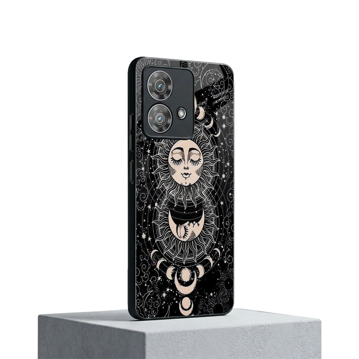 Solar Eclipse motorola edge 40 neo 5g mobile cover | shockproof glass phone case