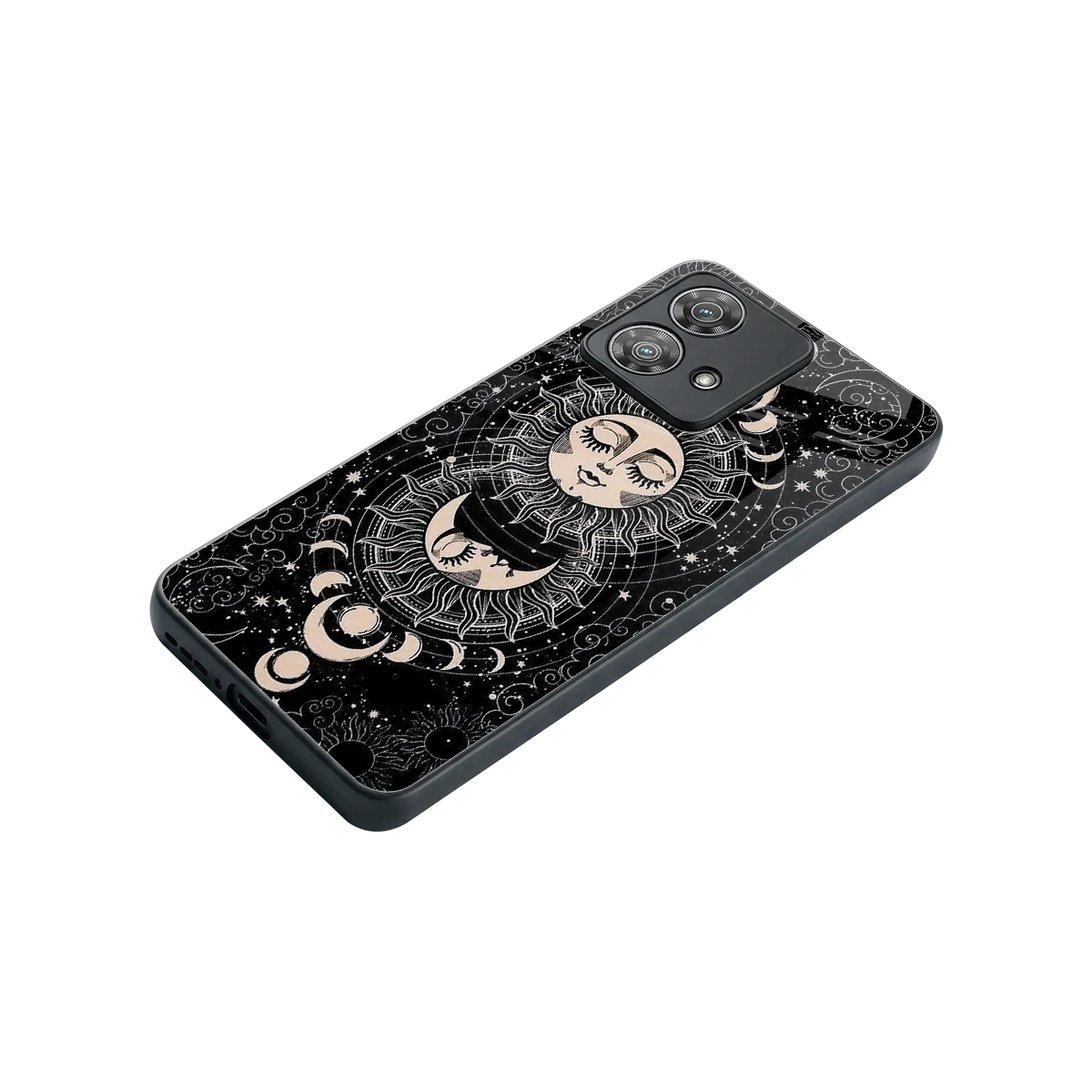 Solar Eclipse stylish phone case for motorola edge 40 neo 5g | glossy glass and slim fit