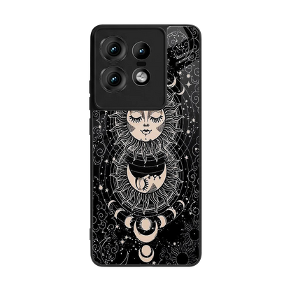 Solar Eclipse back phone cover | glass case for motorola edge 50 pro
