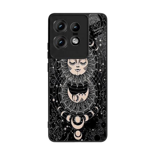 Solar Eclipse back phone cover | glass case for motorola edge 50 pro