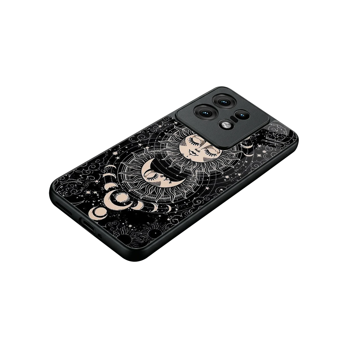 Solar Eclipse stylish phone case for motorola edge 50 pro | glossy glass and slim fit