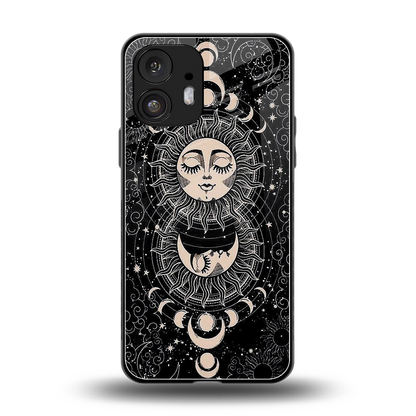 Solar Eclipse back phone cover | glass case for nothing phone 2
