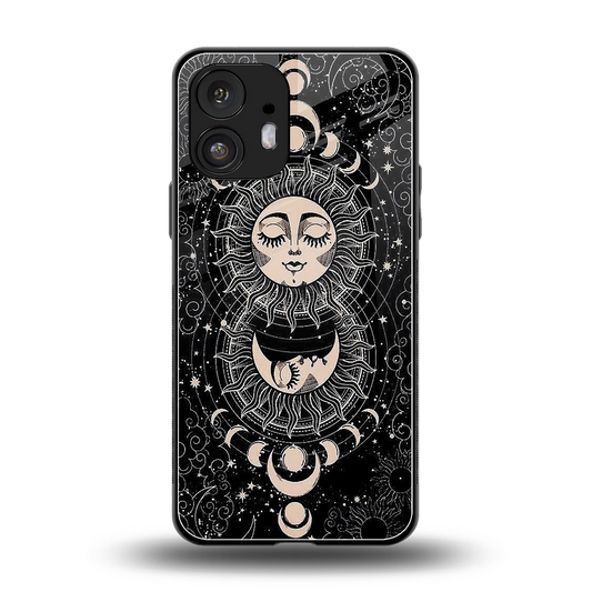 Solar Eclipse back phone cover | glass case for nothing phone 2
