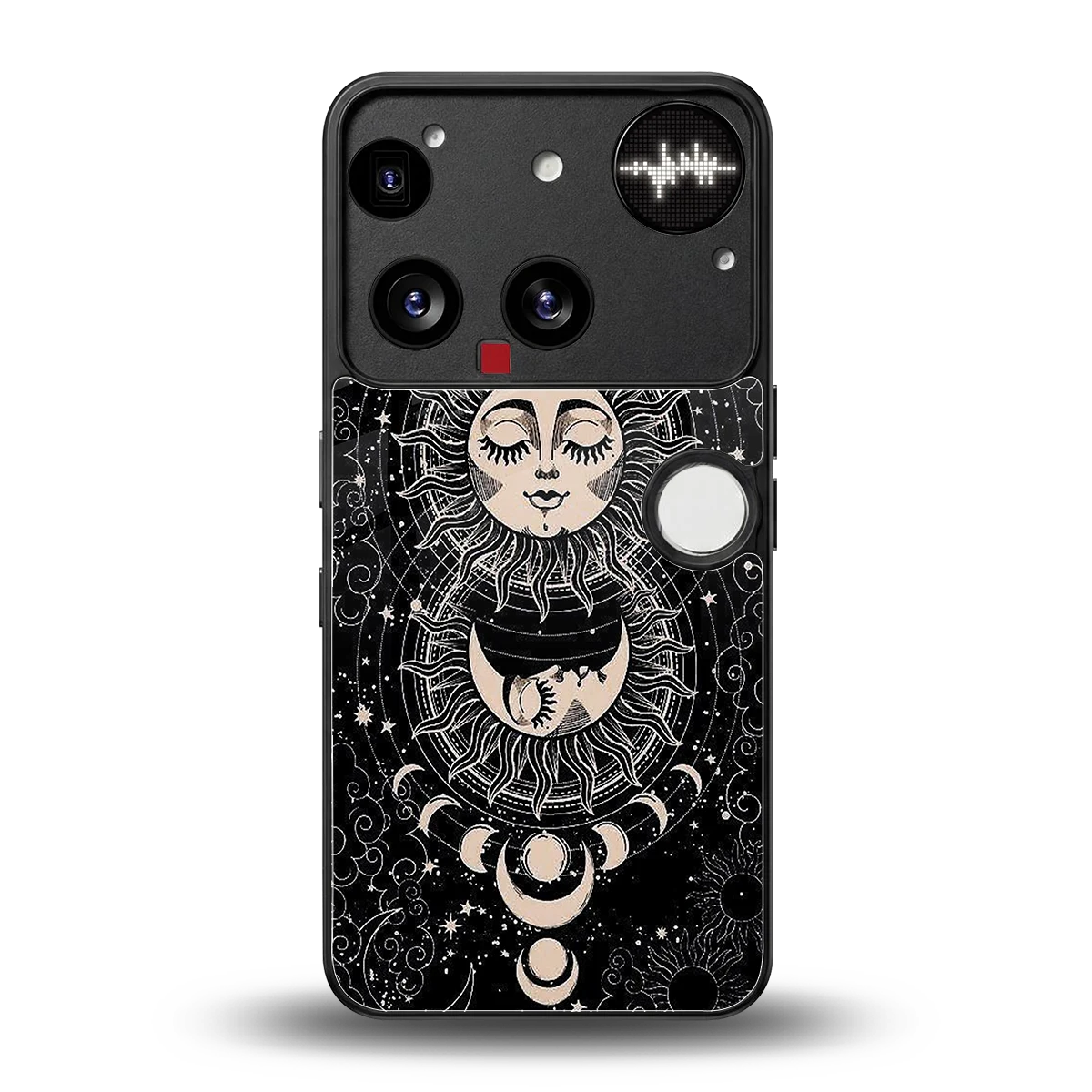 Solar Eclipse back phone cover | glass case for nothing phone 3