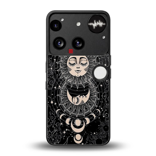 Solar Eclipse back phone cover | glass case for nothing phone 3