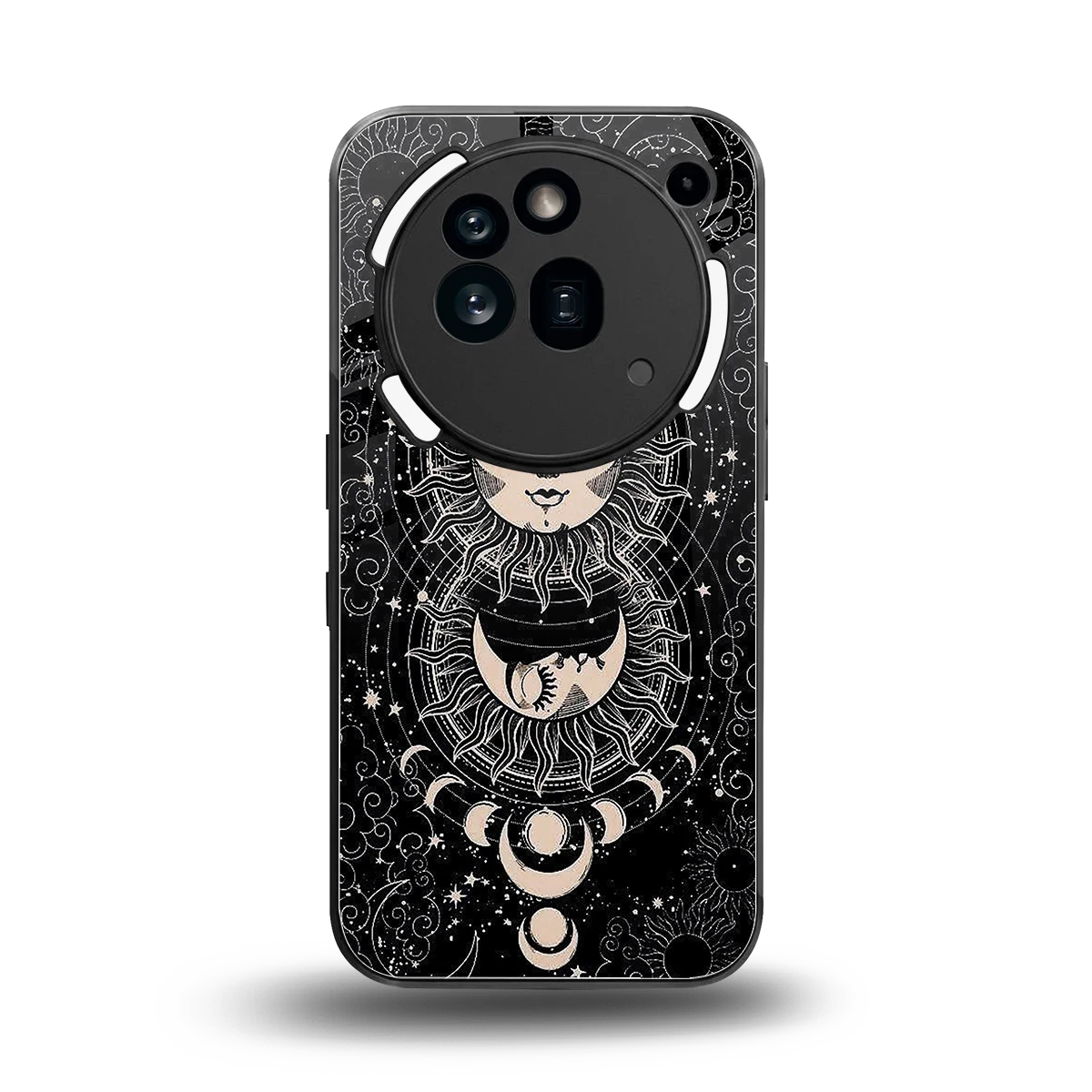 Solar Eclipse back phone cover | glass case for nothing phone 3a pro