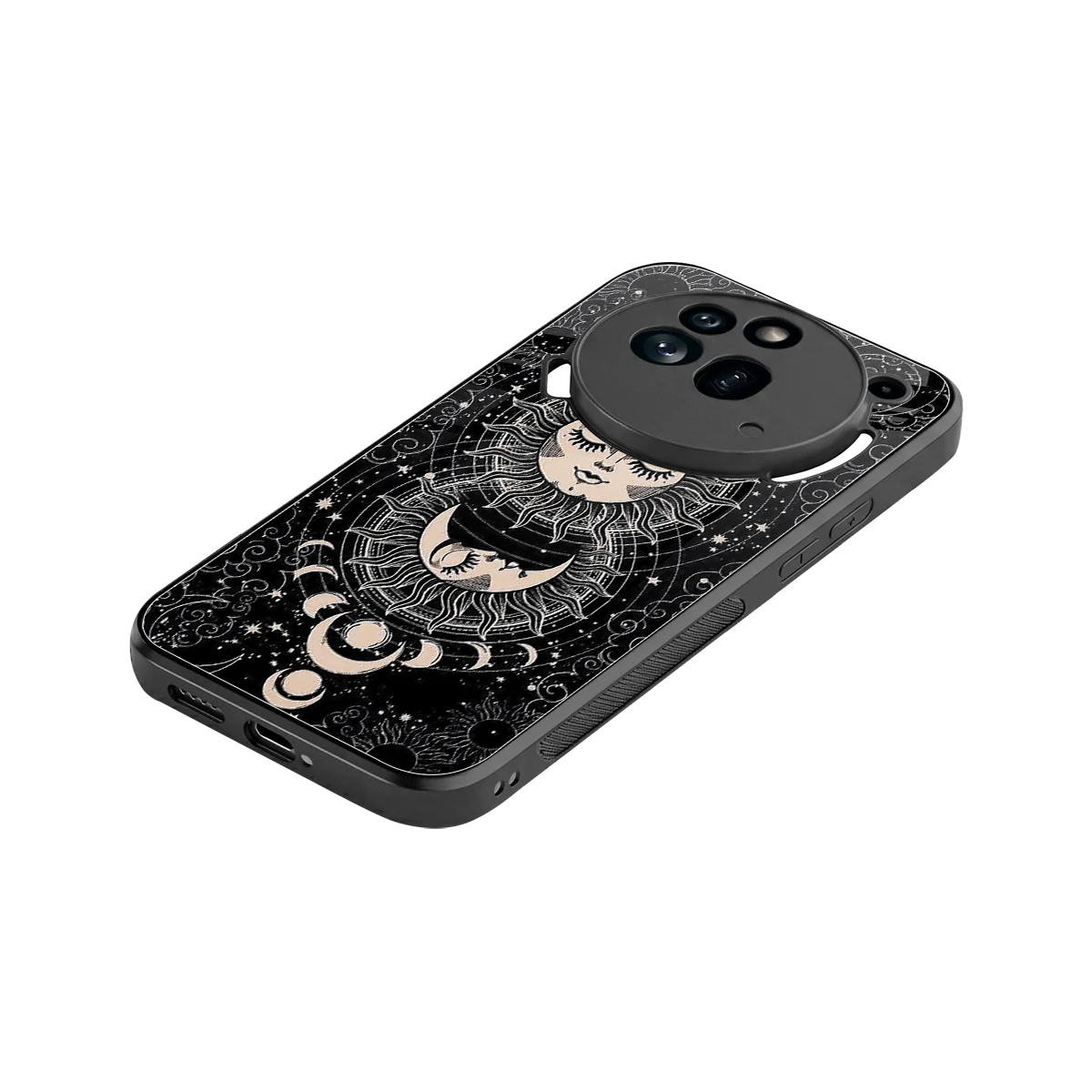 Solar Eclipse stylish phone case for nothing phone 3a pro | glossy glass and slim fit