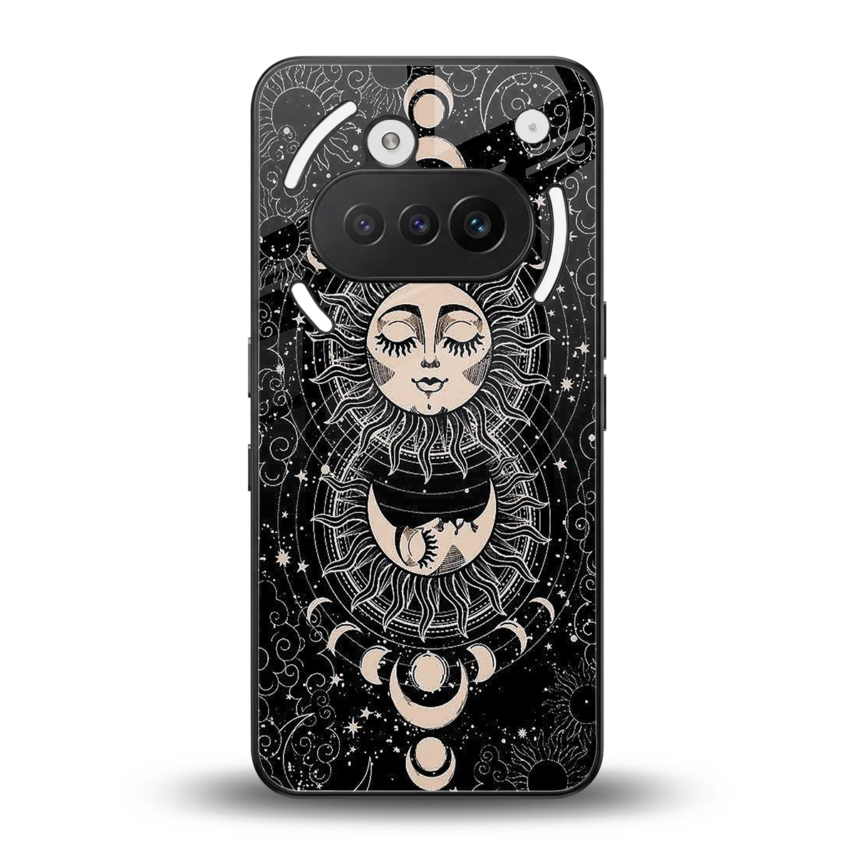 Solar Eclipse back phone cover | glass case for nothing phone 3a