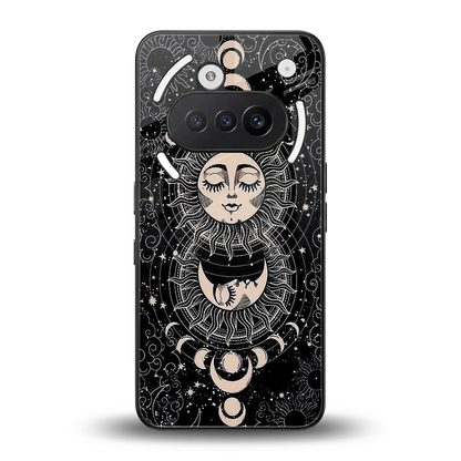 Solar Eclipse back phone cover | glass case for nothing phone 3a