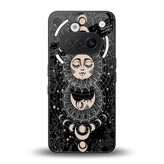 Solar Eclipse back phone cover | glass case for nothing phone 3a