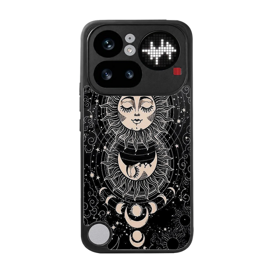 Solar Eclipse back phone cover | glass case for nothing phone 4a pro