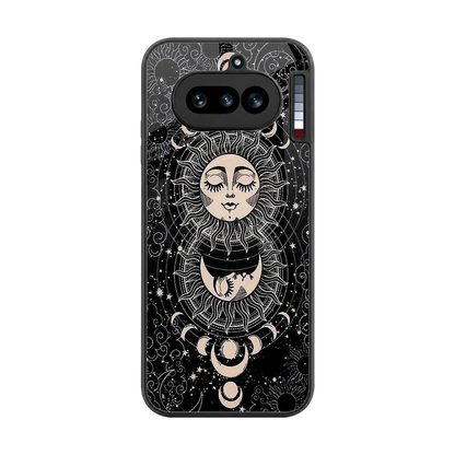 Solar Eclipse back phone cover | glass case for nothing phone 4a