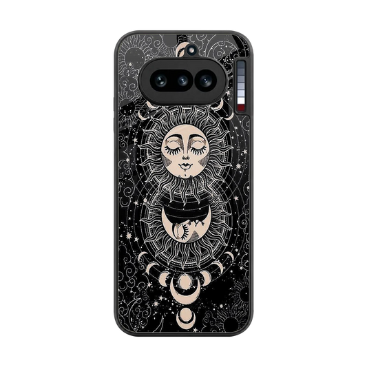 Solar Eclipse back phone cover | glass case for nothing phone 4a