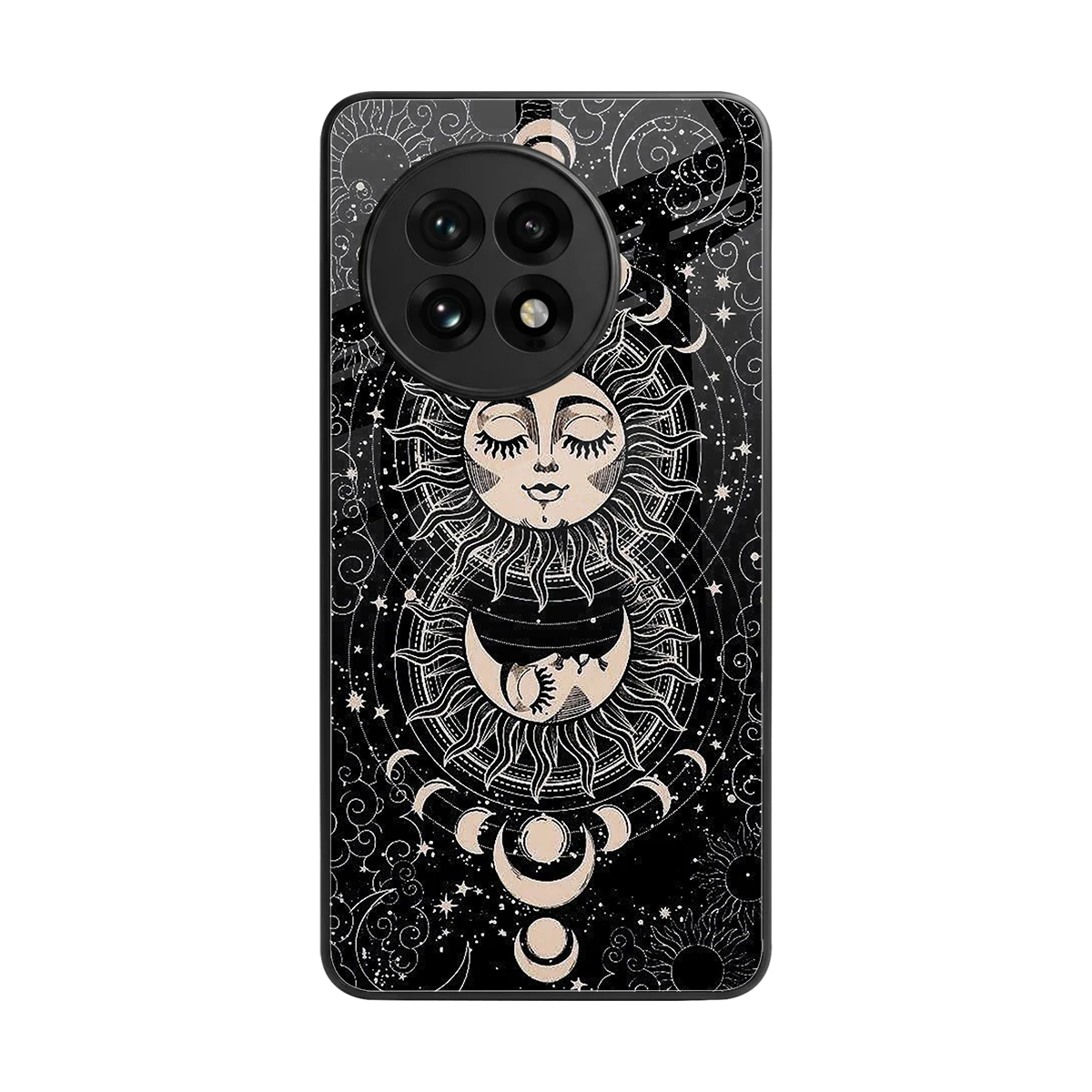 Solar Eclipse back phone cover | glass case for oneplus 13r